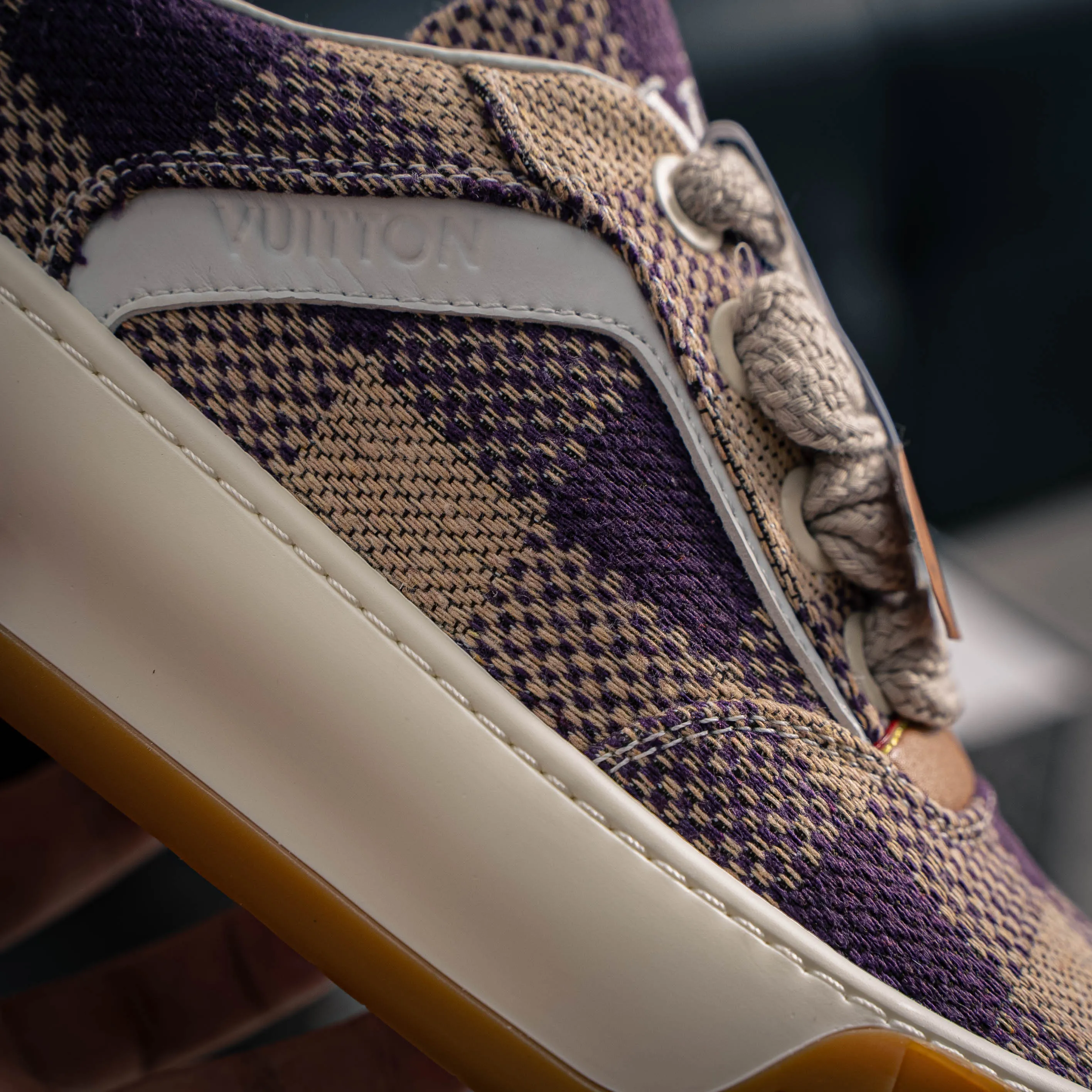 # LV LOUIS VUITTON Tilted Low Sneakers Series Low-Top Retro Versatile Skate Shoes 2026 Skate Shoes Shoes
